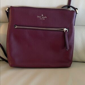 Kate Spade Deep Burgundy Crossbody Bag